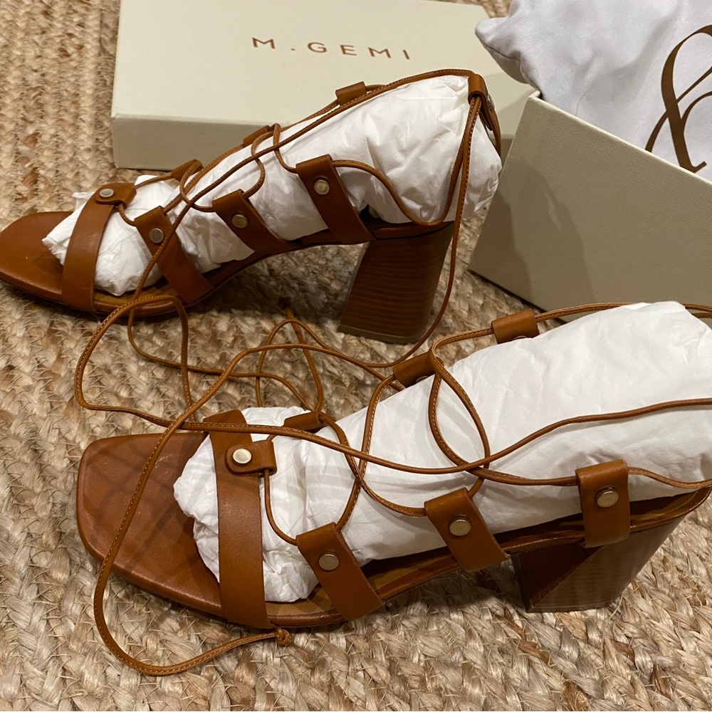 M.Gemi Strappy heels 38 - Picture 2 of 4